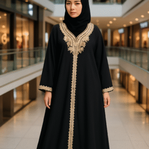 عباية سوداء بصدرية